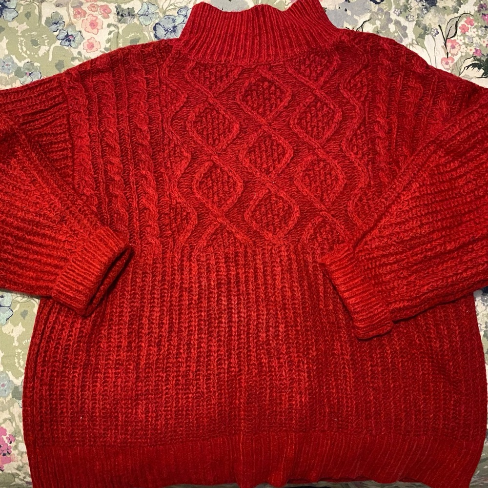 Red Oversized sweater